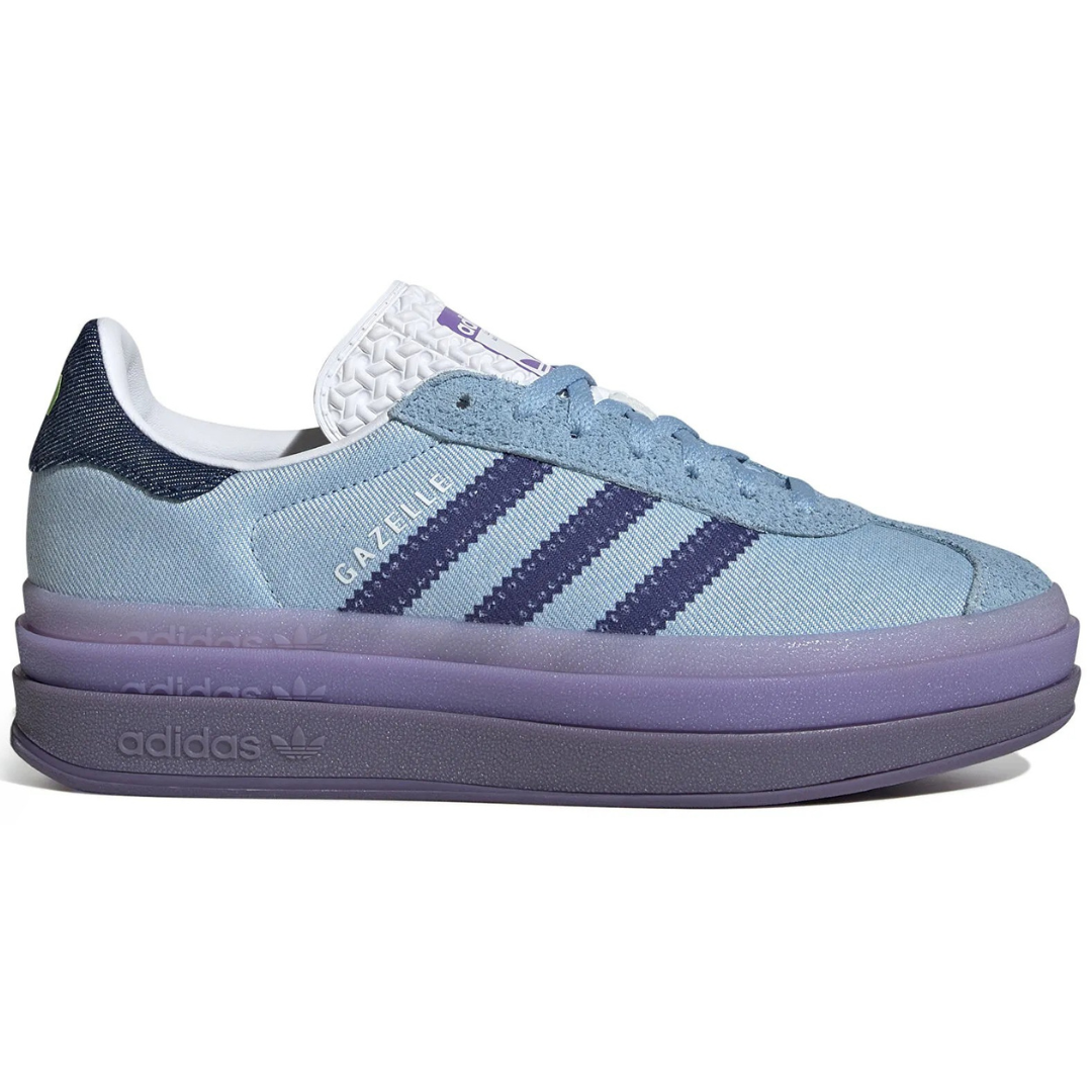 ADIDAS Plave enske Patike GAZELLE BOLD X KSENIASCHNAIDER W TREFsport adidas-plave-enske-patike-gazelle-bold-x-kseniaschnaider-w-trefsport
